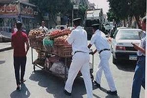 حملة مكبرة لرفع الاشغالات بنطاق الحي