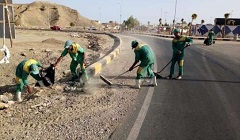 حملات نظافة مستمرة بشوارع وميادين الحي بصفة دورية