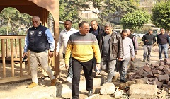 جولة تفقدية لرئيس الهيئة العامة للنظافة والتجميل بمشتل مصر الجديدة