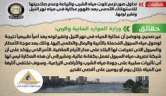 حقيقة تلوث مياه الشرب والزراعة وعدم صلاحيتها للاستهلاك الآدمي