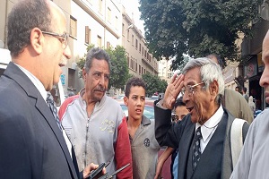 مواطنى الحى يشكرون رئيس الحي  