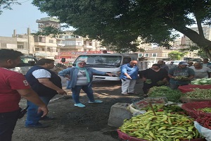 حملة لرفع الاشغالات في بعض شوارع الحي