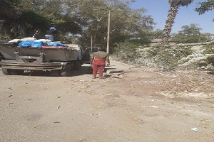 حمله لرفع كفاءة النظافه بشوارع الحي