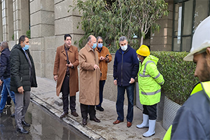 محافظ القاهرة يتفقد أحياء وشوارع العاصمة لمتابعة إزالة آثار الأمطار 