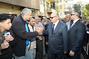 يتفقد محافظ القاهرة لجان المنطقة الغربية من بينها مدرسة محمد فريد بعابدين