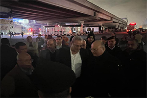 محافظ القاهرة يتفقد أعمال إخماد حريق خط الغاز بمدينة نصر