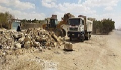 متابعة اعمال رفع مستوى النظافة والتجميل والإنارة بالمنطقة الجنوبية 