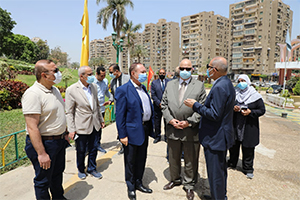 محافظ القاهرة يتفقد الحديقة الدولية لمتابعة إستعدادات العيد