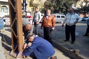 متابعة الاعمال اليومية بالحي 