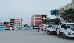 رفع كفاءة اعمدة الانارة بمحيط مجمع المدارس مصعب بن عمير بالسلام اول