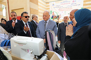 محافظ القاهرة يشهد حفل تدشين برنامج التمكين الإقتصادي " فرصة "