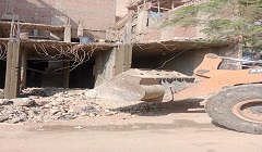 حملة لإيقاف أعمال بناء مخالف بالحي