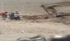 صيانة ورفع كفاءة المرافق ببعض شوارع الحي