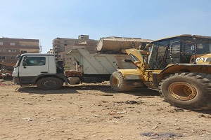 حملات نظافة يوميه بجميع المناطق التابعة للحي