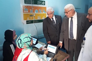 رئيس حي البساتين يتفقد حملة 100 مليون صحة ومستشفى جراحات اليوم الواحد