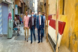 استعادة المظهر الحضاري لشوارع الحي