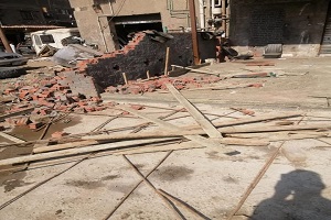 حمله لإيقاف أعمال المباني المخالفه بنطاق الحي