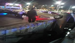 اصلاح الاسوار الحديديه ورفع أنقاض حادث محور العروبة بصلاح سالم