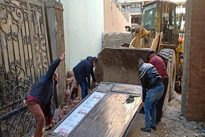 حمله لإزالة أي مخالفات بناء وتحويل المخالف للنيابه العسكريه