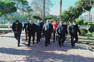 محافظ القاهرة يتفقد أعمال التطوير بحديقة الطفل 