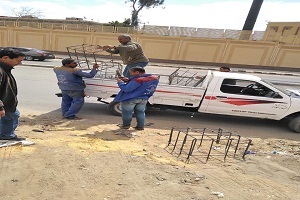 تكثيف حملات الاشغالات وإزالة التعديات على أملاك الدولة