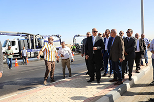  محافظ القاهرة يشهد تجربة محاكاة حية لكيفية تعامل الأجهزة المعنية مع سقوط الأمطار