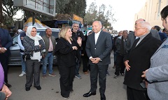 محافظ القاهرة يتفقد منطقة المعادي لمتابعة أعمال التطوير الجارية بها