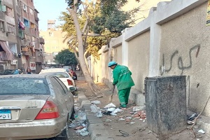 المتابعة اليومية لاعمال النظافة 