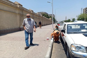 متابعة الاعمال اليومية بالحي 