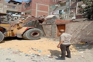 حملات لتنفيذ قرارات إزالة ضمن فعاليات الموجة " 18 " لحماية أملاك الدولة