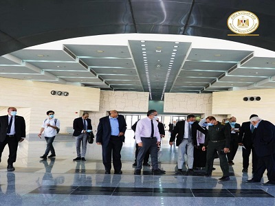 جولة تفقدية لوزير السياحة والآثار بالمتحف القومي للحضارة المصرية