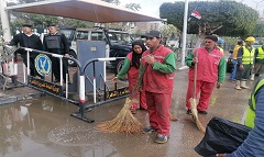 متابعة سير انتظام العمل والتاكد من توافر الأدوية والمستلزمات الطبية 