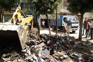 متابعة الأعمال اليومية بالحي 