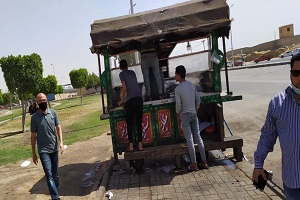 تشديد الرقابة على رفع اشغالات الطرق بشوارع الحي