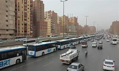 النقل تواصل تجارب تدريب سائقي مشروع الأتوبيس الترددي BRT