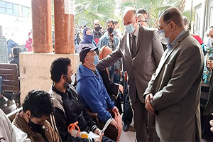 محافظ القاهرة يتفقد أعمال التطوير الجارية بمستشفى الخليفة العام