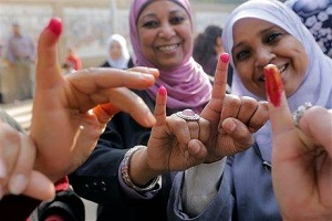 شارك فى الاستفتاء على تعديلات الدستور