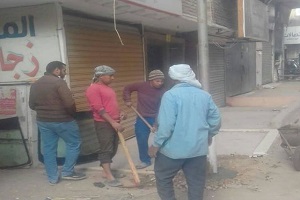 متابعة الشوارع ليلاً للتأكد من انارتها بحي المرج