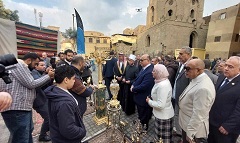 محافظ القاهرة يفتتح أعمال تطوير شارع الأشراف