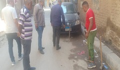 ازالة فورية علي ممتلكات الدولة بالحي 