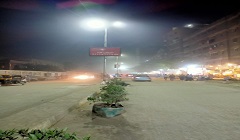 اعمال رفع كفاءة منظومة الانارة بشارعي احمد ذكى بالبساتين والميثاق بمدينه نصر