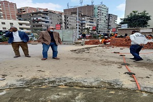 متابعة  تطوير ميدان الحلمية مع شارع سليم 