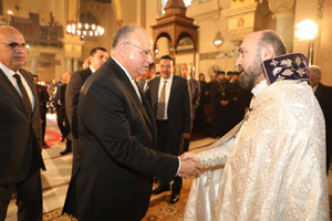 محافظ القاهرة يشهد احتفال الأرمن الأرثوذكس بعيد الميلاد المجيد